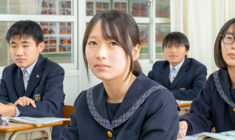 中学校の授業風景