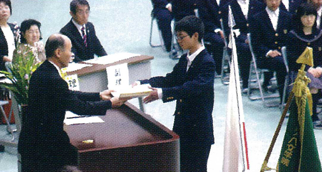 卒業式の様子